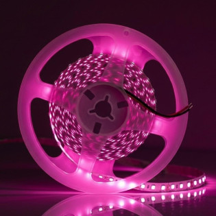 FITA DE LED 120LEDS P/ METRO 12V 5M 8MM ROSA