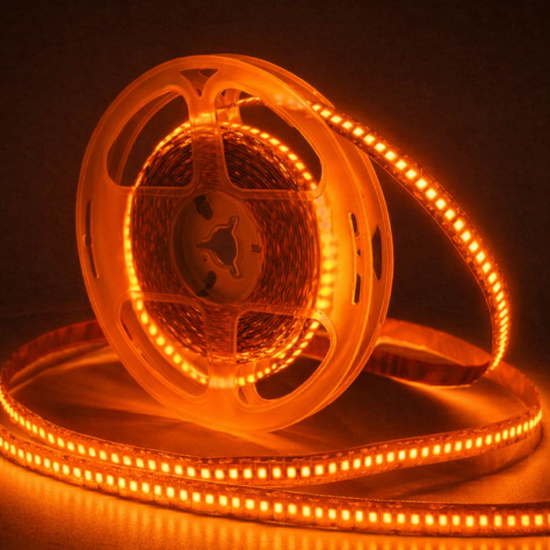 FITA DE LED 240LEDS P/ METRO LED 12V 5M 10MM LARANJA