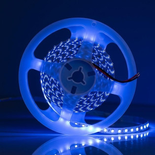 FITA DE LED 120LEDS P/ METRO 12V 5M 8MM AZUL