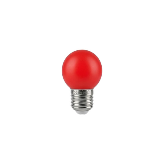 LAMPADA BOLINHA COLORIDA G45 3W VEMELHO LAMPADA BOLINHA COLORIDA G45 3W VEMELHO