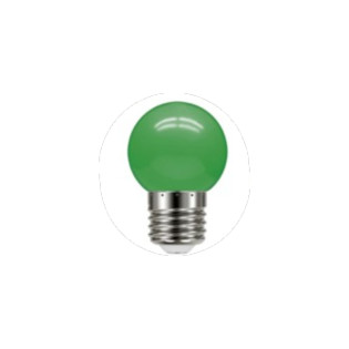 MINI BULBO BOLINHA 1W VERDE 220V MINI BULBO BOLINHA 1W VERDE 220V