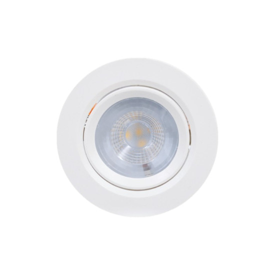 SPOT LED EMBUTIR REDONDO BRANCO 3W BRANCO FRIO