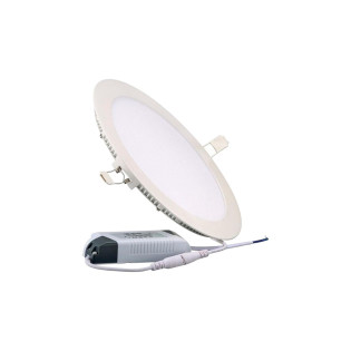 PLAFON DE LED EMBUTIR 3W REDONDO BRANCO FRIO