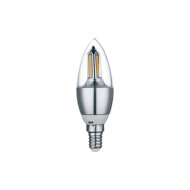 LAMPADA VELA LED 4W E14 TRICOLOR SEM BICO LAMPADA VELA LED 4W E14 TRICOLOR SEM BICO