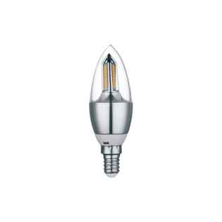  LAMPADA VELA LED 4W E14 TRICOLOR SEM BICO