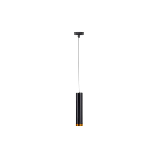 PENDENTE CILÍNDRICO TUBO PRETO