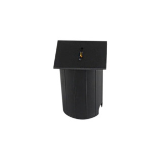 BALIZADOR DE PAREDE DE EMBUTIR QUADRADO LED 3W PRETO