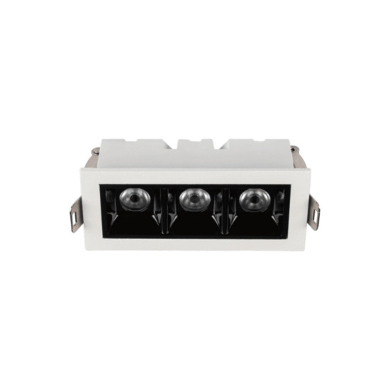 SPOT PICCO DE EMBUTIR 3 PONTOS 6W BRANCO COM FUNDO PRETO SPOT PICCO DE EMBUTIR 3 PONTOS 6W BRANCO COM FUNDO PRETO