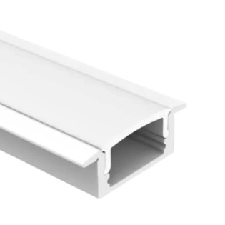 PERFIL DE EMBUTIR 24X07 MM 2M BRANCO