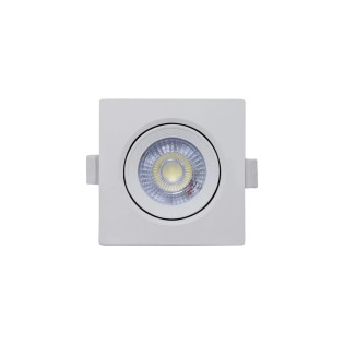 SPOT LED EMBUTIR QUADRADO BRANCO 5W BRANCO FRIO 