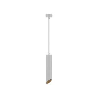 PENDENTE MINIMALISTA TUBO BRANCO