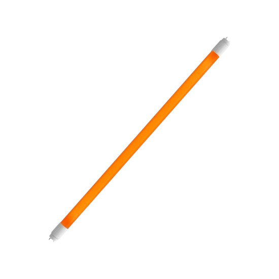LAMPADA TUBULAR LED COLORIDA LARANJA 18W