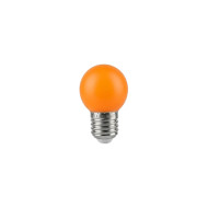 LAMPADA BOLINHA COLORIDA G45 3W LARANJA