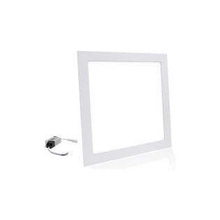 PLAFON DE LED EMBUTIR 3W QUADRADO BRANCO QUENTE