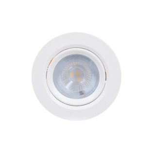 SPOT LED EMBUTIR REDONDO BRANCO 3W BRANCO NEUTRO