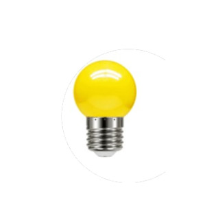 MINI BULBO BOLINHA 1W AMARELO 220V