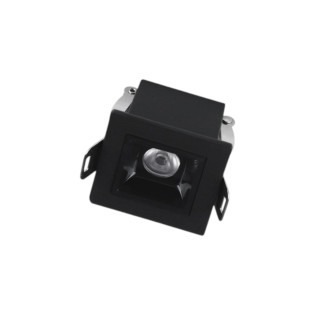 SPOT PICCO DE EMBUTIR 1PONTO 2W PRETO