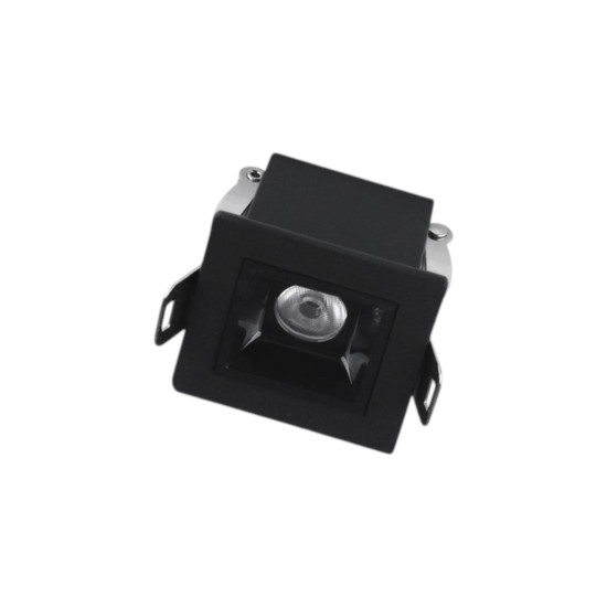 SPOT PICCO DE EMBUTIR 1PONTO 2W PRETO SPOT PICCO DE EMBUTIR 1PONTO 2W PRETO