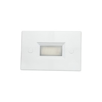 BALIZADOR DE PAREDE P/ CAIXINHA 4X2 3W BRANCO 3000K BRANCO QUENTE BALIZADOR DE PAREDE P/ CAIXINHA 4X2 3W BRANCO 3000K BRANCO QUENTE