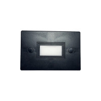 BALIZADOR DE PAREDE P/ CAIXINHA 4X2 3W PRETO 3000K BRANCO QUENTE BALIZADOR DE PAREDE P/ CAIXINHA 4X2 3W PRETO 3000K BRANCO QUENTE