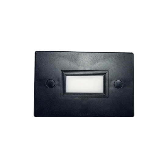 BALIZADOR DE PAREDE P/ CAIXINHA 4X2 3W PRETO 3000K BRANCO QUENTE BALIZADOR DE PAREDE P/ CAIXINHA 4X2 3W PRETO 3000K BRANCO QUENTE