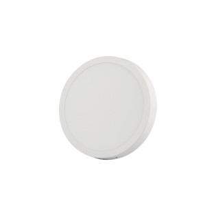PLAFON LED SOBREPOR REDONDO 12W BRANCO QUENTE 3000K