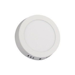 PLAFON LED SOBREPOR REDONDO 12W BRANCO FRIO 6500K