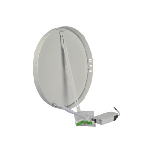 PLAFON LED SOBREPOR REDONDO 18W BRANCO FRIO 6500K