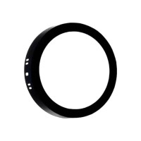 PLAFON PRETO SOBREPOR REDONDO 18W BRANCO FRIO 6500K PLAFON PRETO SOBREPOR REDONDO 18W BRANCO FRIO 6500K