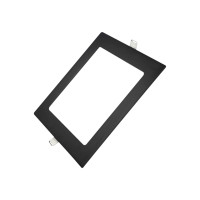 PLAFON PRETO EMBUTIR QUADRADO 12W BRANCO FRIO 6500K PLAFON PRETO EMBUTIR QUADRADO 12W BRANCO FRIO 6500K