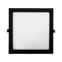 PLAFON PRETO EMBUTIR QUADRADO 24W BRANCO NEUTRO 4000K PLAFON PRETO EMBUTIR QUADRADO 24W BRANCO NEUTRO 4000K