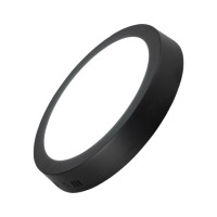 PLAFON PRETO SOBREPOR REDONDO 24W BRANCO NEUTRO 4000K PLAFON PRETO SOBREPOR REDONDO 24W BRANCO NEUTRO 4000K