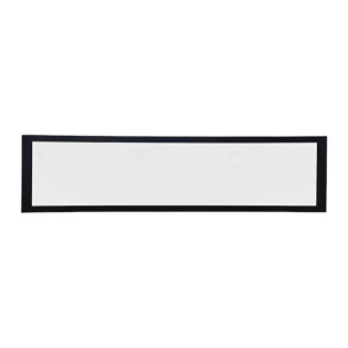 PLAFON PRETO EMBUTIR 32X122 BRANCO FRIO 6500K 50W
