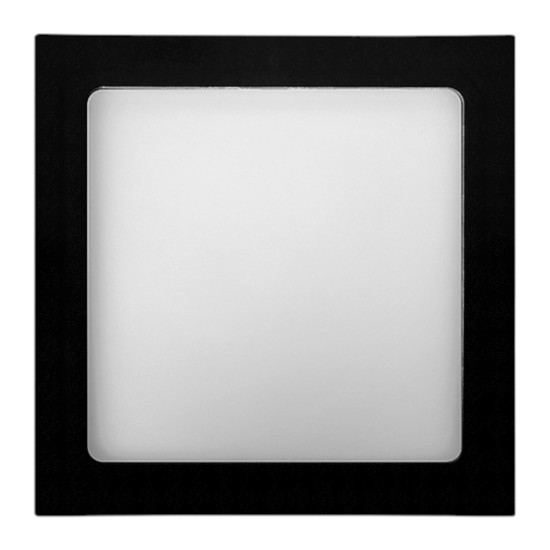 PLAFON PRETO EMBUTIR QUADRADO 36W BRANCO FRIO 6500K PLAFON PRETO EMBUTIR QUADRADO 36W BRANCO FRIO 6500K