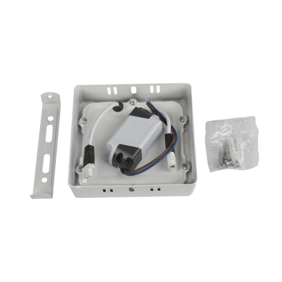 PLAFON LED SOBREPOR QUADRADO 12W BRANCO FRIO 6500K PLAFON LED SOBREPOR QUADRADO 12W BRANCO FRIO 6500K
