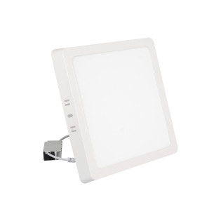 PLAFON LED SOBREPOR QUADRADO 24W BRANCO FRIO 6500K