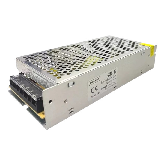 FONTE DE ALIMENTAÇÃO 12V 180W 15A COMEIA FONTE DE ALIMENTAÇÃO 12V 180W 15A COMEIA