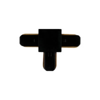 CONECTOR EMENDA TRILHO EM T PRETO CONECTOR EMENDA TRILHO EM T PRETO