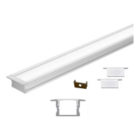 PERFIL LED BARRA 2 METROS EMBUTIR 25X7 PERFIL LED BARRA 2 METROS EMBUTIR 25X7