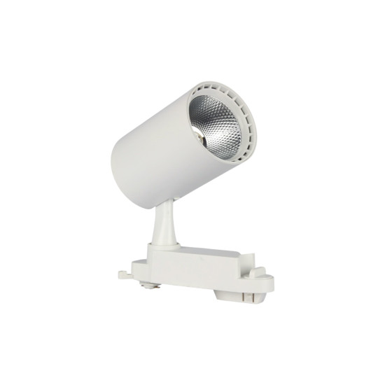 SPOT DE TRILHO BRANCO 20W BRANCO FRIO 6500K SPOT DE TRILHO BRANCO 20W BRANCO FRIO 6500K