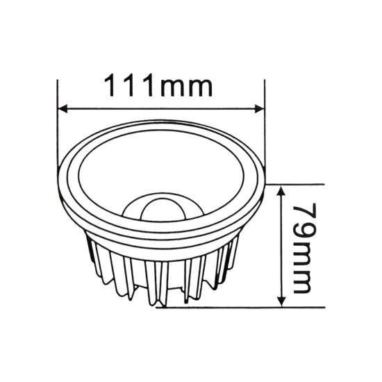 LAMPADA LED AR111 PRO 20W BRANCO NEUTRO
