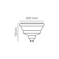LAMPADA LED AR111 12W BRANCO NEUTRO