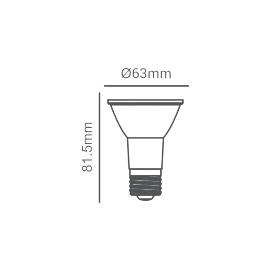 LAMPADA LED PAR20 6,5W BRANCO NEUTRO